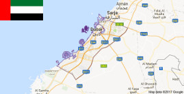 Mapa de Dubái Responsive image